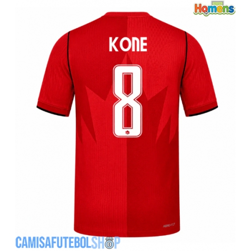 Camisa de time de futebol Canadá Ismael Kone #8 Replicas 1º Equipamento Mundo 2026 Manga Curta
